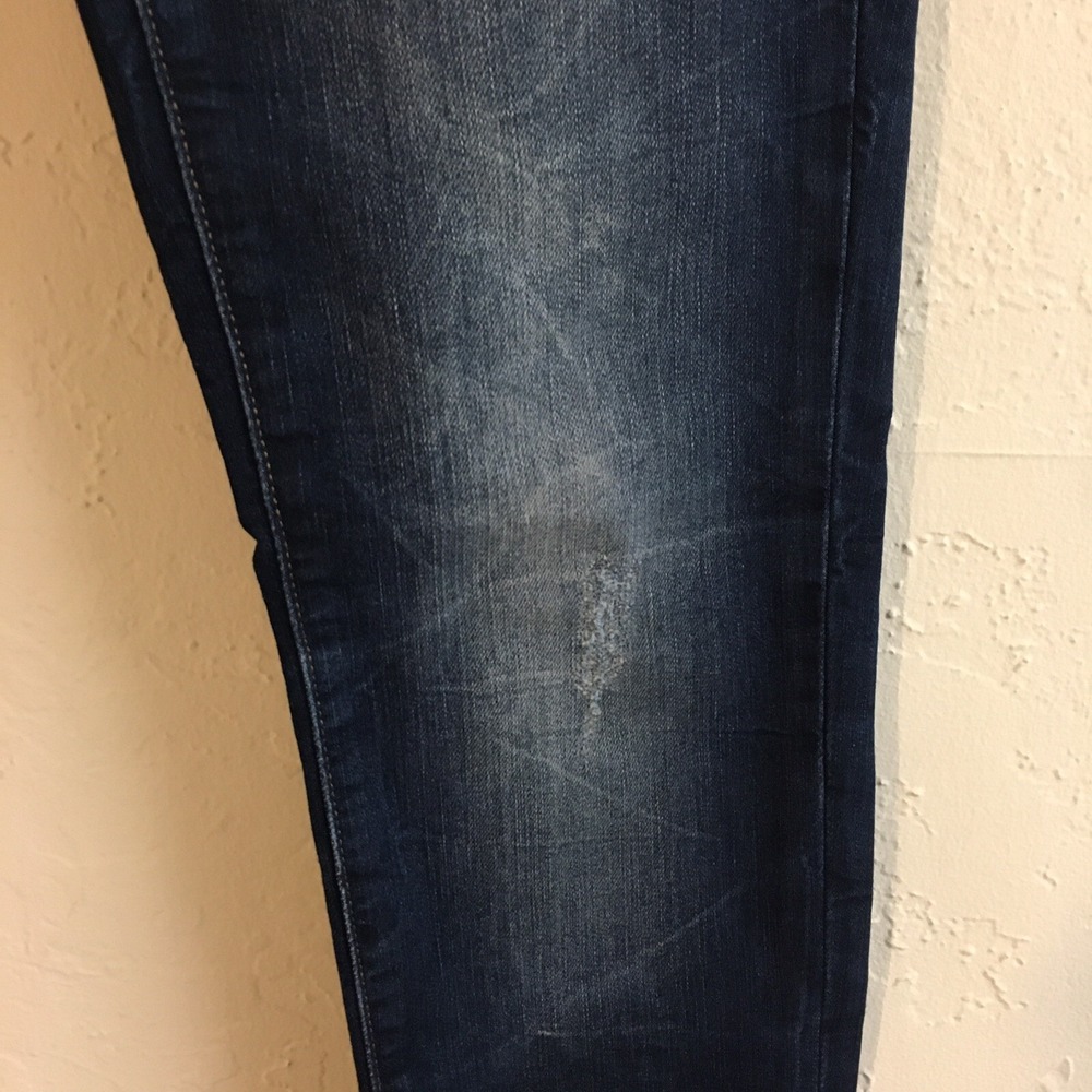 NEW Mavi Jeans 27 Blue Serena Low Rise Super Skinny Faded Denim - Picture 9 of 14